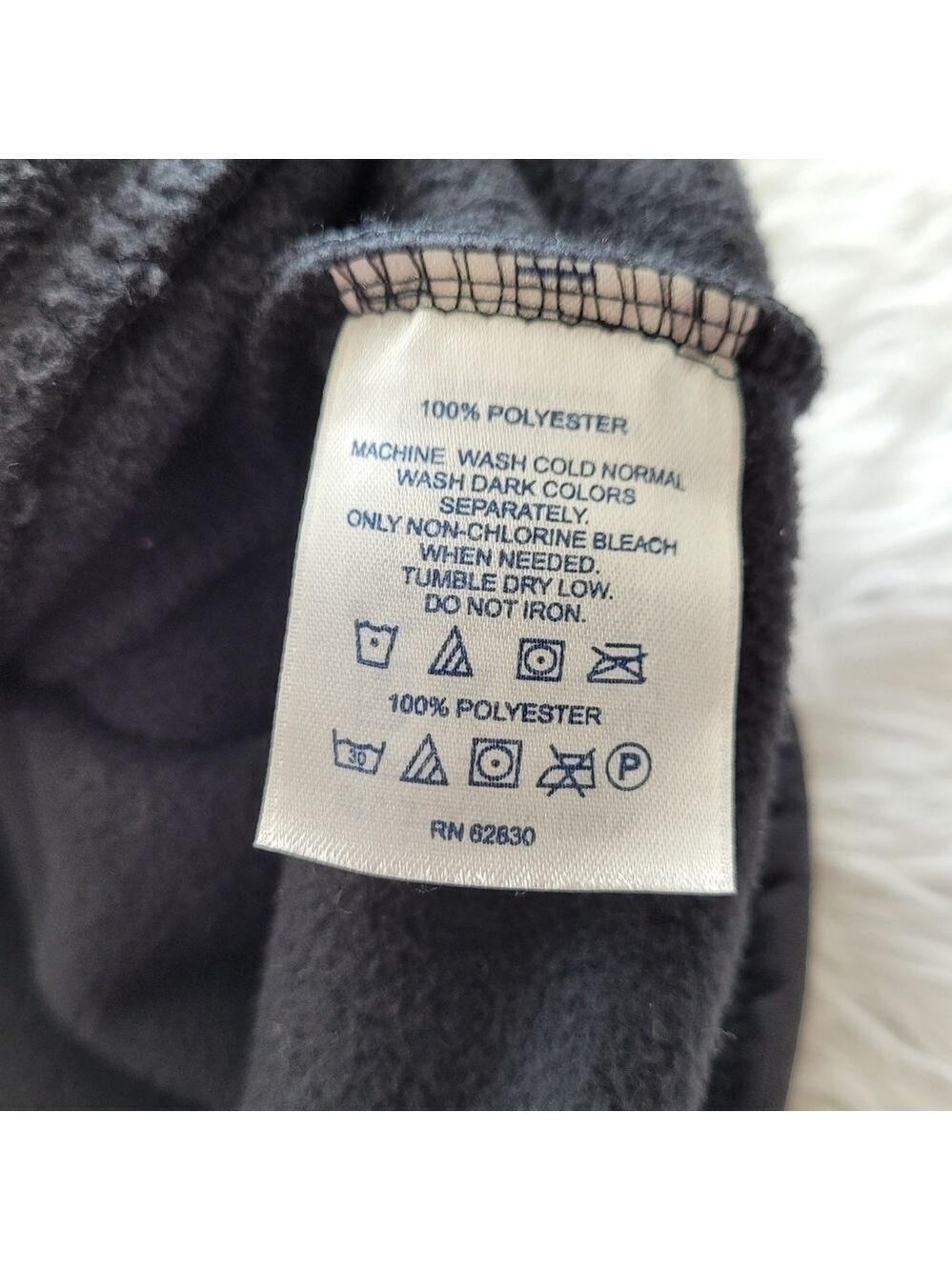 Lands End Men's Thermacheck Fleece Vest - Picture 8 of 9